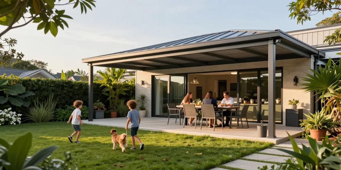 Moderne Terrassenüberdachungen bieten Schutz und Stil für entspannte Nachmittage im Freien.