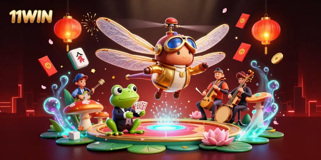 Experience vibrant gameplay at 11WIN with engaging characters and casino action in stunning detail.