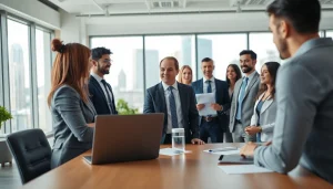 Headhunter Schweiz vermittelt Kandidaten in einem modernen Büro mit professionellem Ambiente.