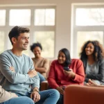 Promote mental health awareness with an engaging group discussion in a supportive environment.