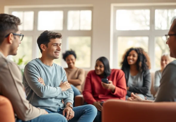 Promote mental health awareness with an engaging group discussion in a supportive environment.